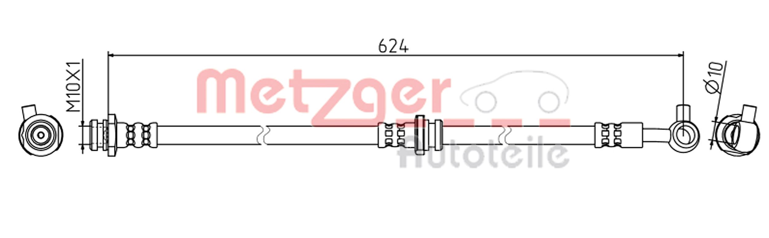 METZGER Gumifékcső 4111834_METZ