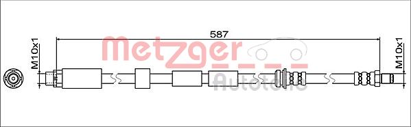 METZGER Gumifékcső 4112075_METZ