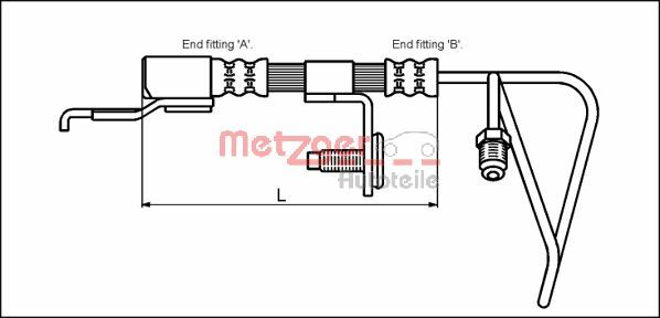 METZGER Gumifékcső 4112511_METZ