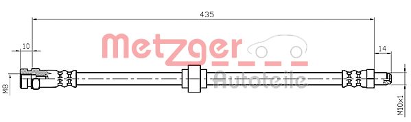 METZGER Gumifékcső 4114661_METZ