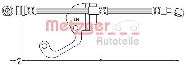 METZGER Gumifékcső 4116228_METZ