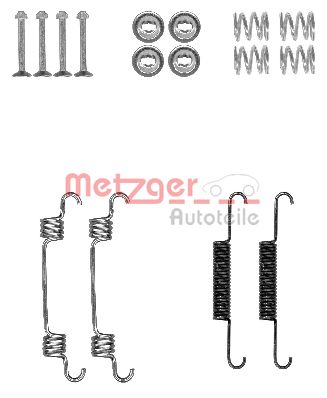 METZGER Tartozékkészlet, fékpofa 105-0887_METZ