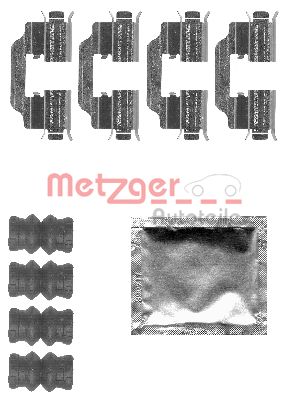 METZGER Tartozékkészlet, tárcsafékbetét 109-1832_METZ