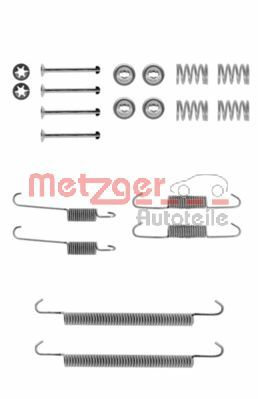 METZGER Tartozékkészlet, fékpofa 105-0707_METZ