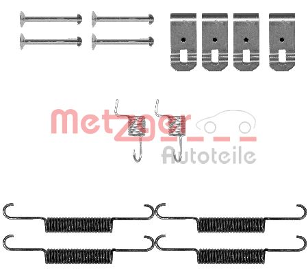 METZGER Tartozékkészlet, fékpofa 105-0895_METZ