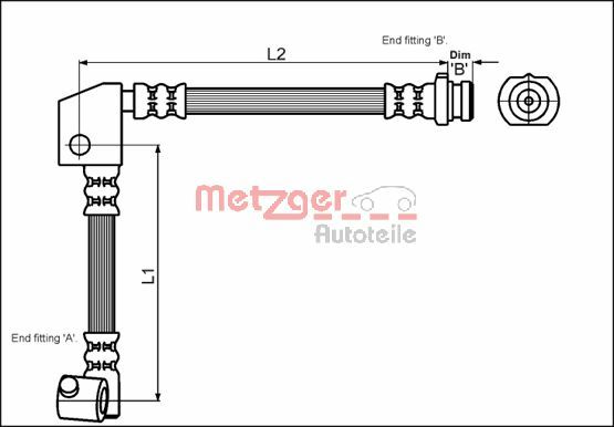 METZGER Gumifékcső 4114737_METZ