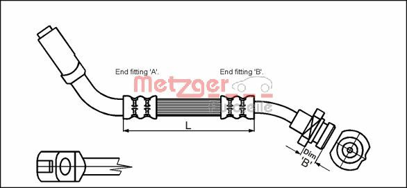 METZGER Gumifékcső 4114724_METZ