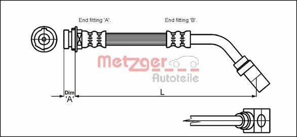 METZGER Gumifékcső 4114751_METZ