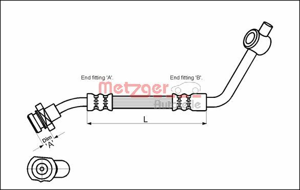 METZGER Gumifékcső 4112529_METZ