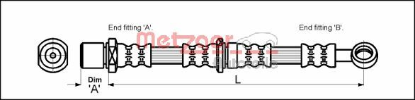 METZGER Gumifékcső 4110200_METZ