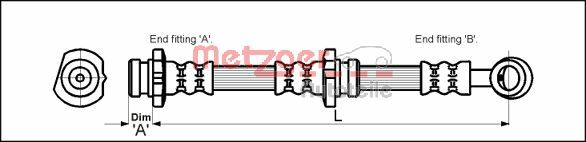 METZGER Gumifékcső 4112055_METZ