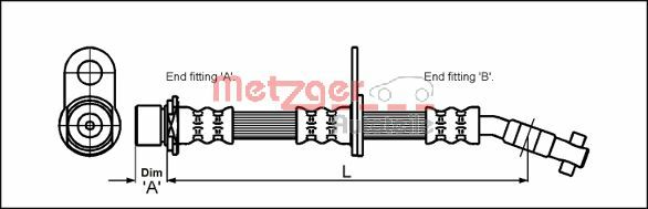 METZGER Gumifékcső 4112167_METZ