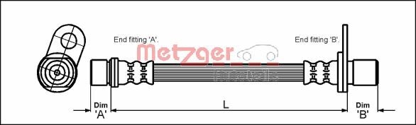 METZGER Gumifékcső 4112180_METZ