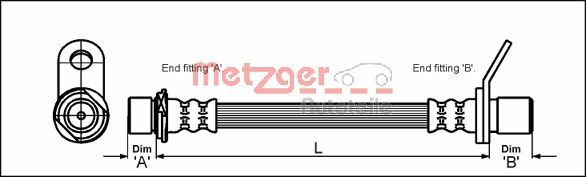 METZGER Gumifékcső 4112172_METZ