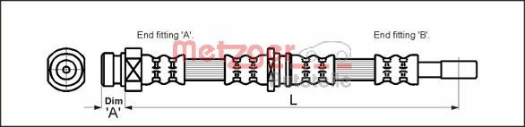 METZGER Gumifékcső 4113315_METZ