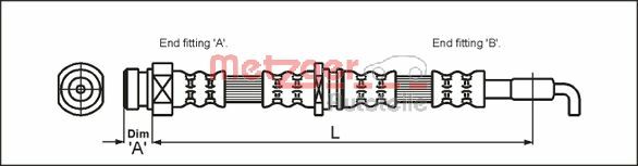 METZGER Gumifékcső 4113669_METZ