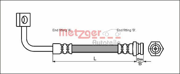 METZGER Gumifékcső 4111020_METZ