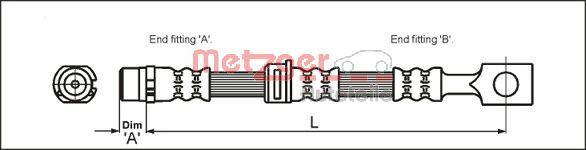 METZGER Gumifékcső 4112825_METZ