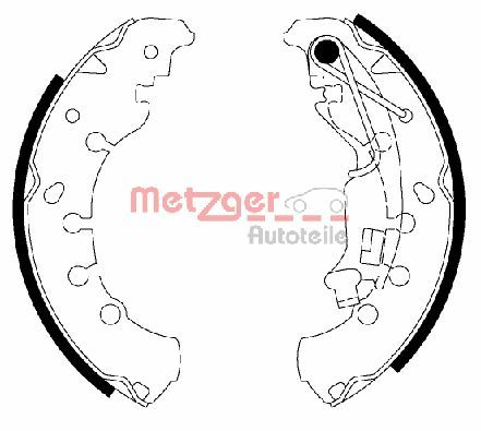 METZGER Fékpofa MG200_METZ