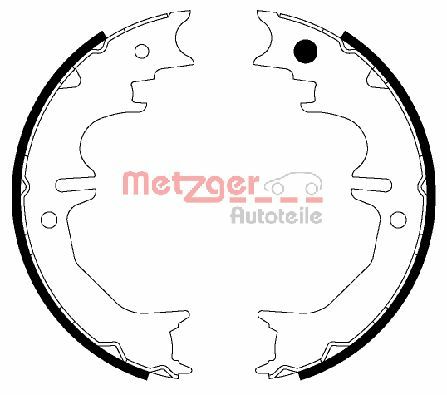 METZGER Fékpofa MG207_METZ