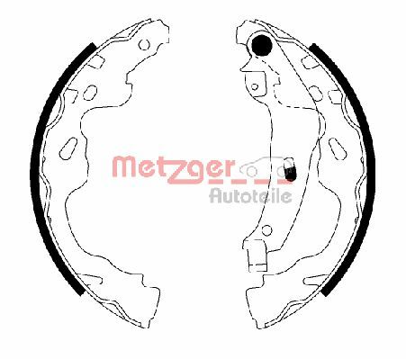 METZGER Fékpofa MG209_METZ