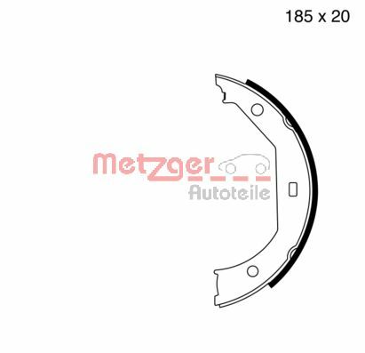 METZGER Fékpofa MG652_METZ