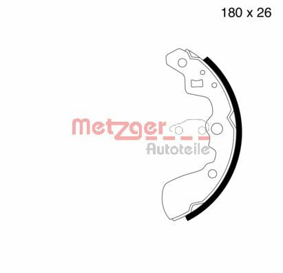 METZGER Fékpofa MG659_METZ