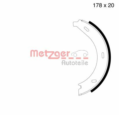 METZGER Fékpofa MG710_METZ