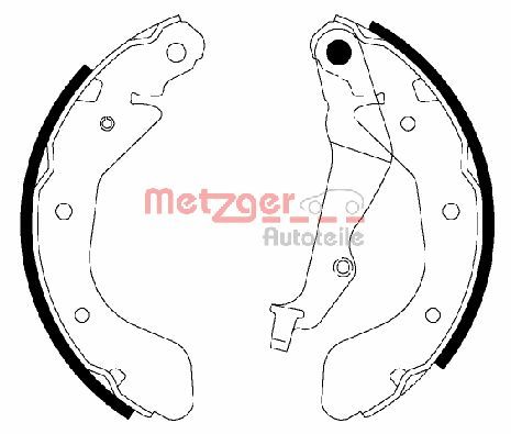 METZGER Fékpofa MG945_METZ