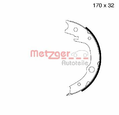 METZGER Fékpofa MG996_METZ