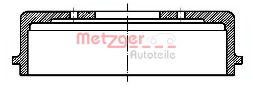 METZGER Fékdob BT237_METZ