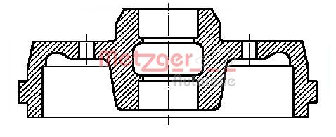 METZGER Fékdob BT9668_METZ