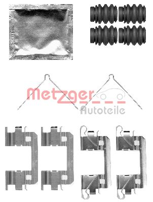 METZGER Tartozékkészlet, tárcsafékbetét 109-1811_METZ