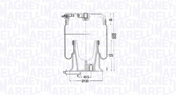 MAGNETI MARELLI Légrugó 204241CFG_MM