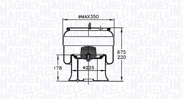 MAGNETI MARELLI Légrugó 204371CFG_MM