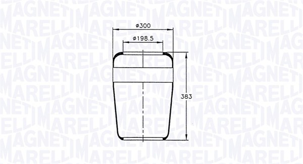 MAGNETI MARELLI Légrugó 92594CFG_MM