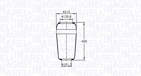 MAGNETI MARELLI Légrugó 97042CFG_MM