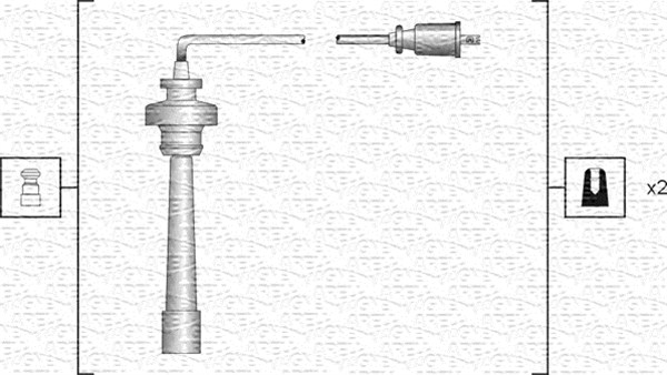 MAGNETI MARELLI Gyújtókábel készlet MSK1192_MM