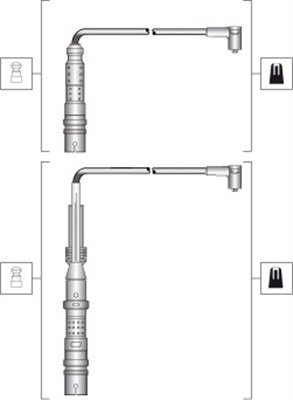 MAGNETI MARELLI Gyújtókábel készlet MSK1297_MM