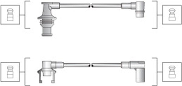 MAGNETI MARELLI Gyújtókábel készlet MSK723_MM