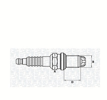 MAGNETI MARELLI Gyújtógyertya CJT6FMR_MM