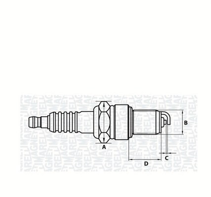 MAGNETI MARELLI Gyújtógyertya CT5FMR_MM