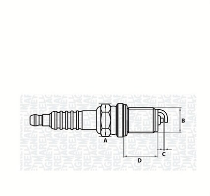 MAGNETI MARELLI Gyújtógyertya CT5KMMR_MM