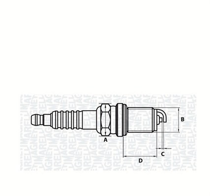 MAGNETI MARELLI Gyújtógyertya CT6KMR11_MM