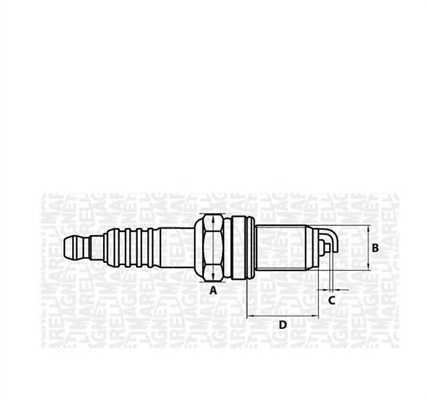 MAGNETI MARELLI Gyújtógyertya CT7DKMR_MM