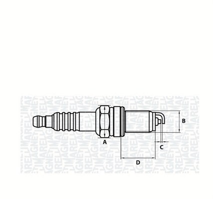 MAGNETI MARELLI Gyújtógyertya CT8DKMR_MM