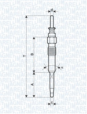 MAGNETI MARELLI Izzítógyertya UC02F_MM