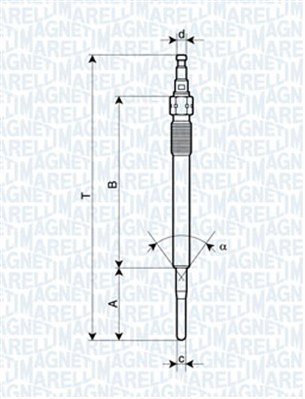 MAGNETI MARELLI Izzítógyertya UC03F_MM