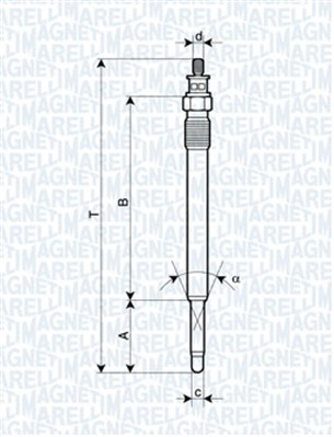 MAGNETI MARELLI Izzítógyertya UC18A_MM