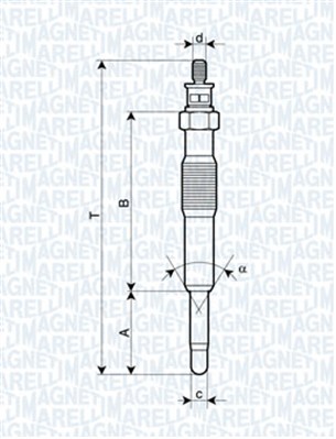 MAGNETI MARELLI Izzítógyertya UC21A_MM